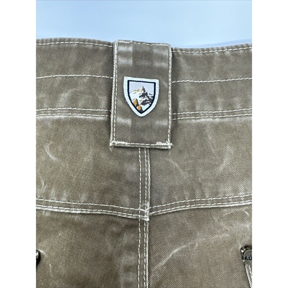 Kuhl Mens Pants Gray 38X30 Crag Vintage Patina Dye Distressed Casual Brown - Picture 5 of 14